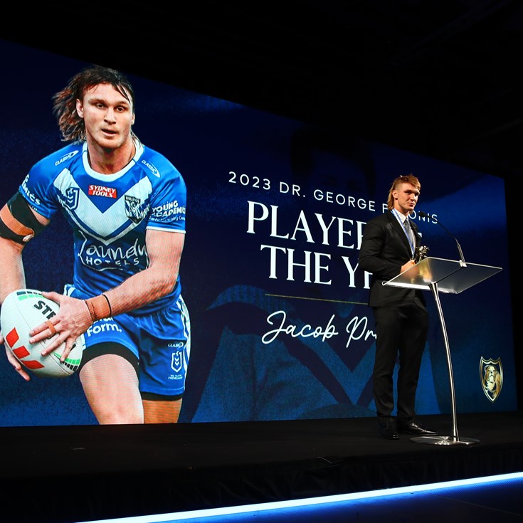 Preston wins Dr George Peponis Medal as Bulldogs' best in 2023
