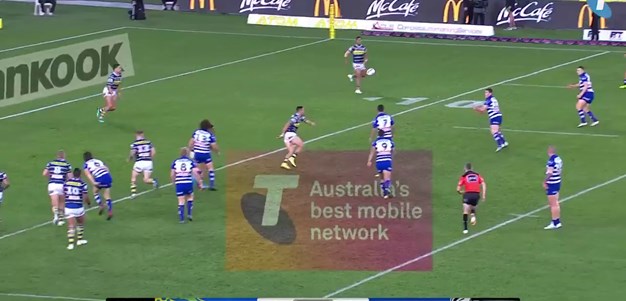 Holland scores the opener against the Eels