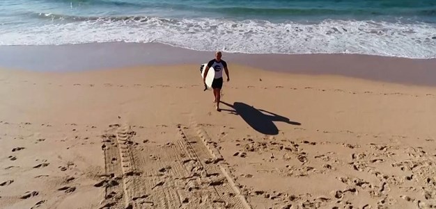 Surf's up for Bulldogs hardman, Aiden Tolman
