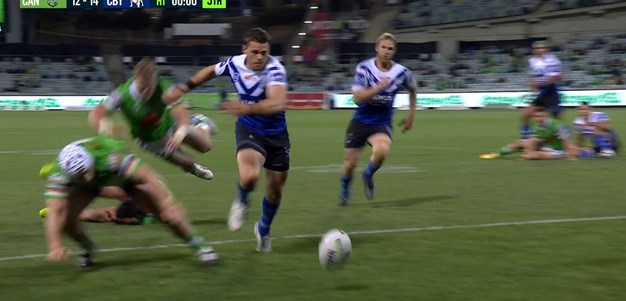 The Bulldogs put their entry in for try of the season