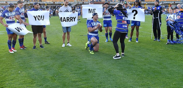 To'omaga celebrates Grand Final win with a proposal