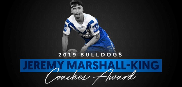 2019 Coaches Award: Jeremy Marshall-King