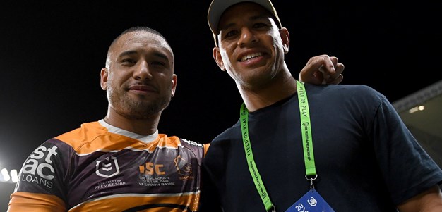 Hopoate shares proud moment with younger brother