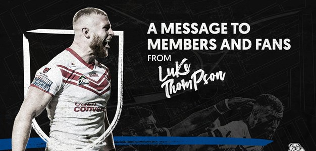 A message from Luke Thompson