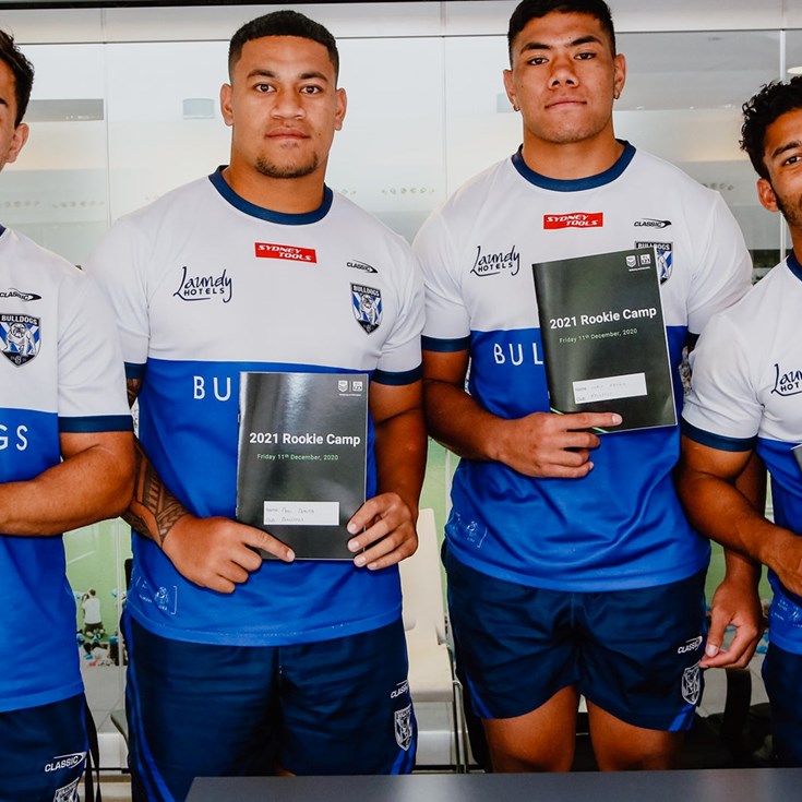 Bulldogs attend NRL's virtual rookie camp