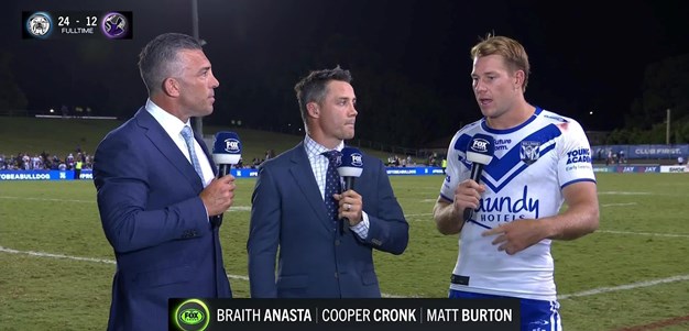 Burton impressed with new recruits