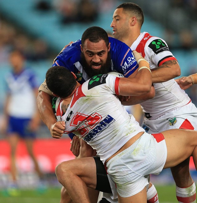 Competition - NRL
Round - 21
Teams – Bulldogs V Dragons
Date –  29th of July 2016
Venue – ANZ Stadium
Photographer – Cox
Description –