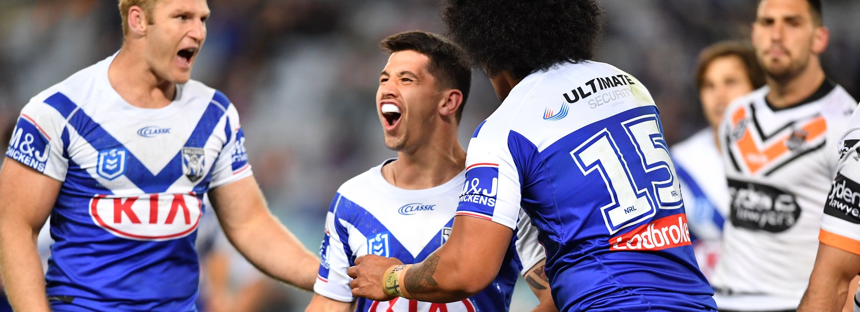 Bulldogs pip injury-hit Tigers after second-half blitz