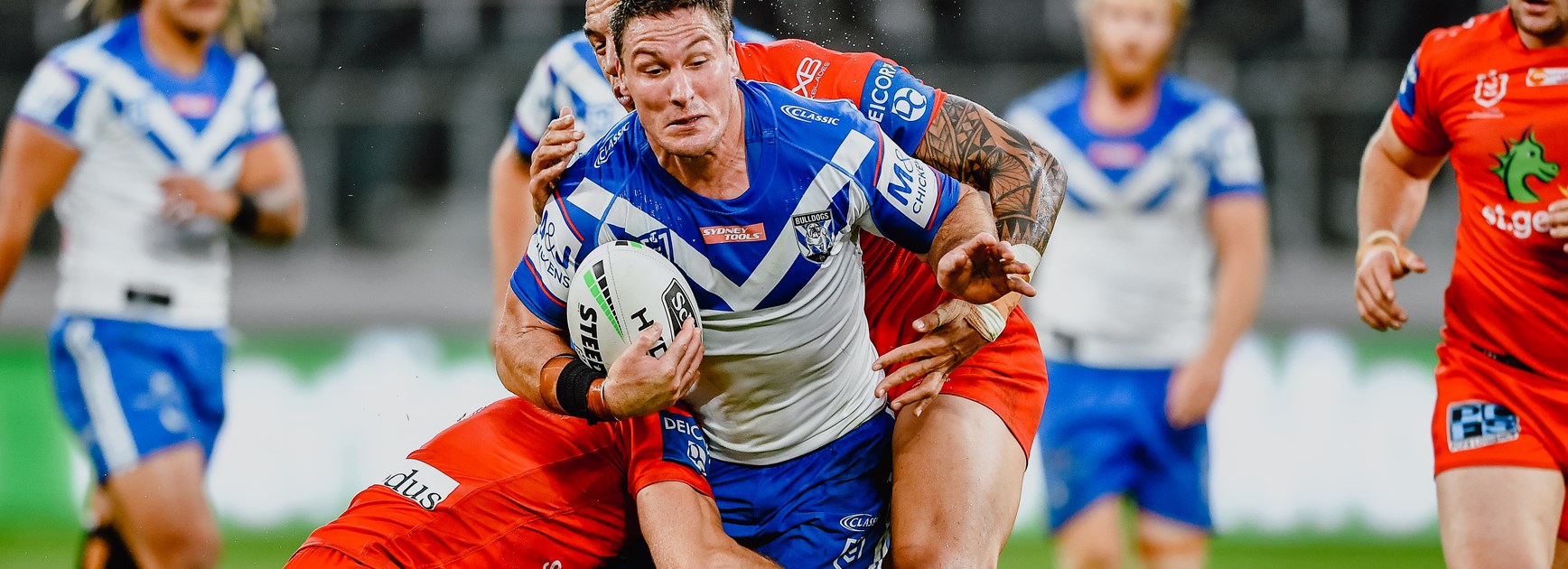 Bulldogs leave winless Dragons anchored alone to bottom of ladder