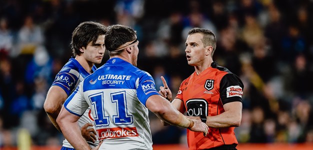 NRL to use one on-field referee for the remainder of season