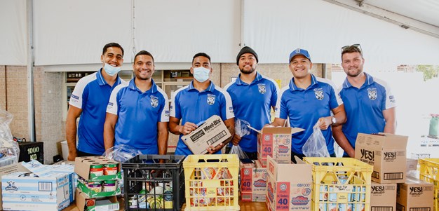 Bulldogs serve lunch with Rev. Bill Crews Foundation