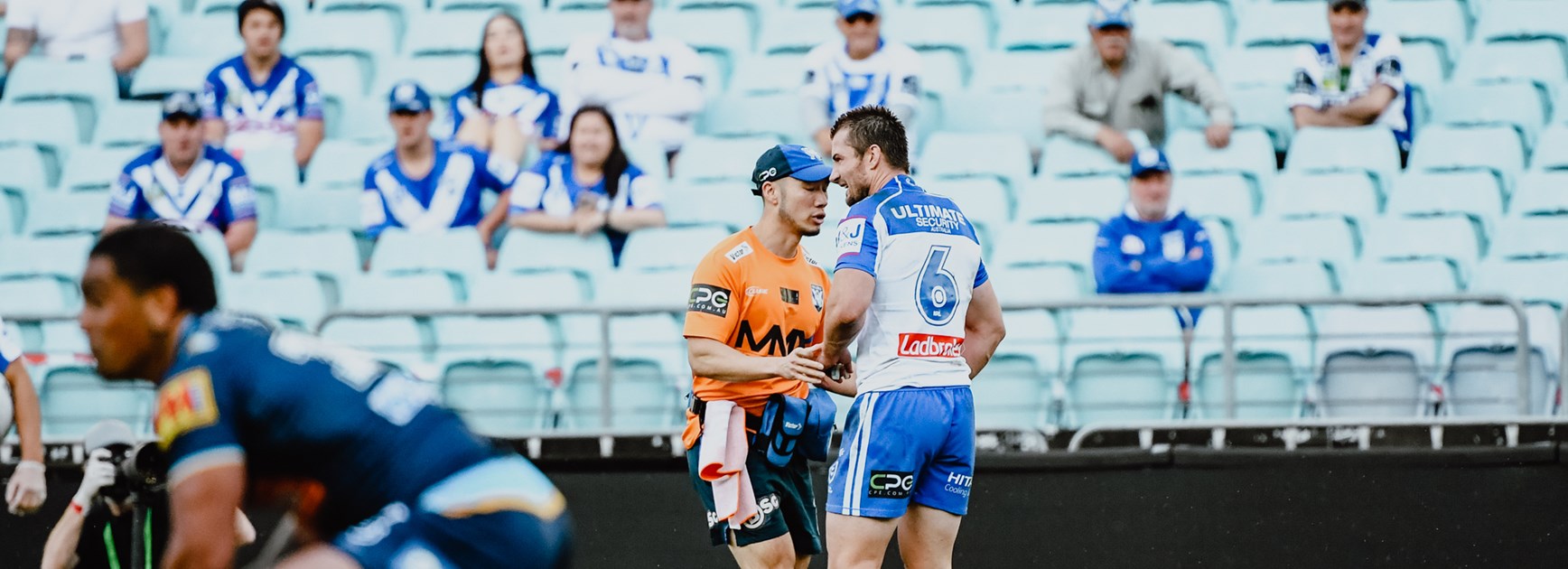 Foran's season in doubt as Titans hold off Bulldogs