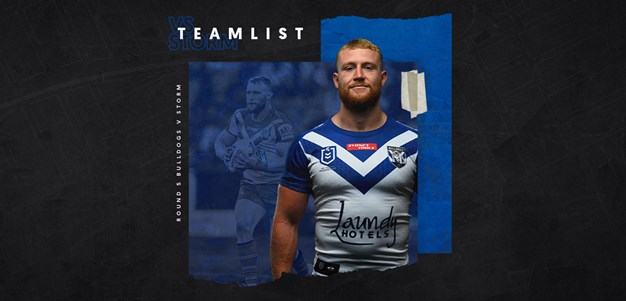 Round 5 Team News: Final 17 confirmed for Storm clash