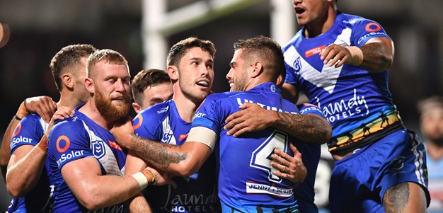 Bulldogs put bite on Sharks to snare first win of season