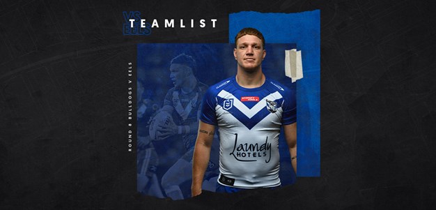 Round 8 Team News: Line-up confirmed for Eels clash