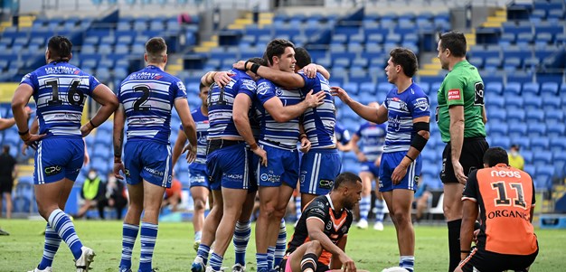 In game pictures: Round 21 v Wests Tigers