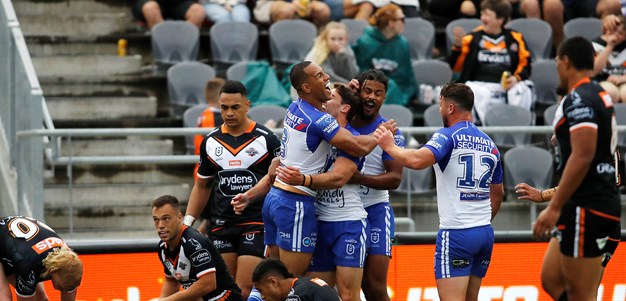 The Bulldogs skin the Tigers in Round 25