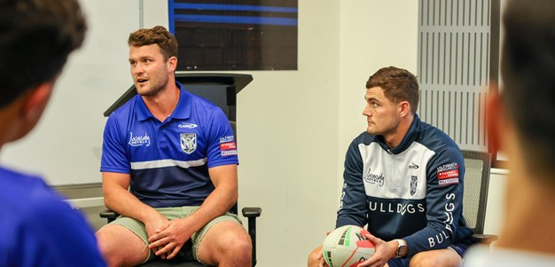 Stimson & Flanagan mentor next generation at Bulldogs Careers Workshop