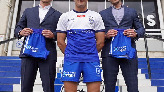 Bulldogs announce I'm In The Right as front of shorts sponsor