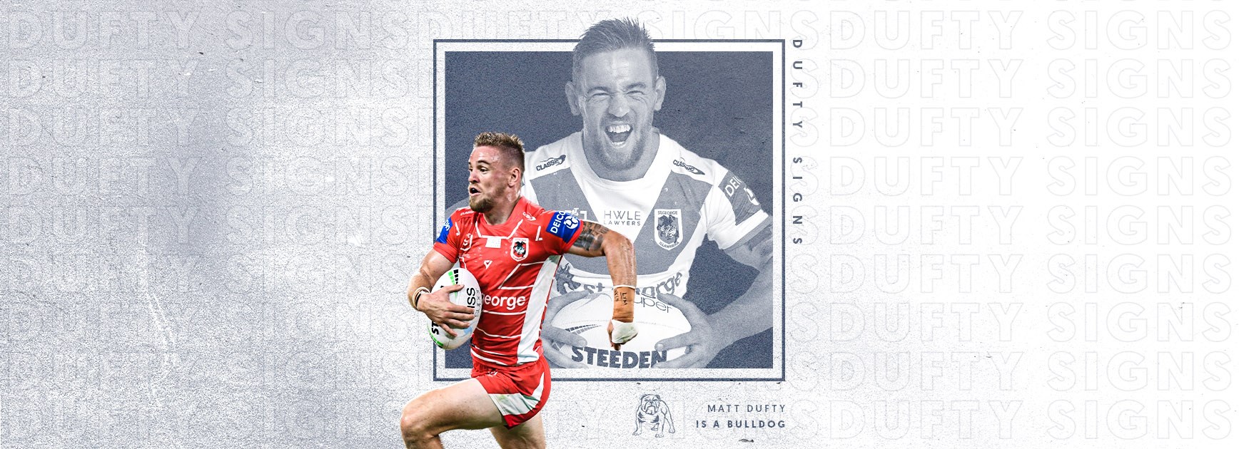 Matt Dufty signs with the Bulldogs for season 2022