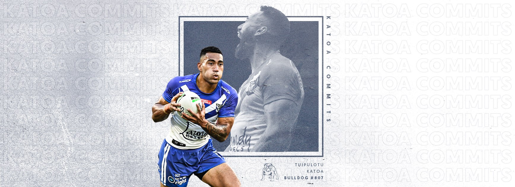 Winger Tui Katoa re-signs with the Bulldogs for 2022