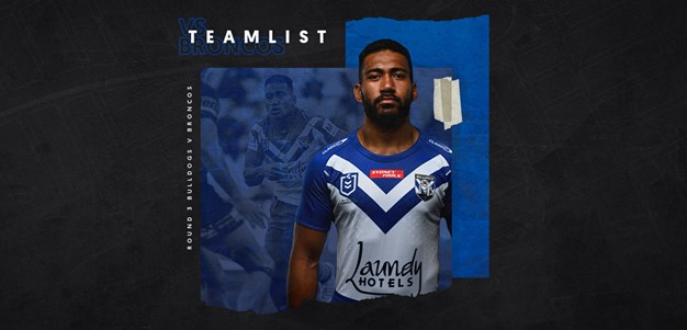 Round 3 Team News: Line-up finalised for Broncos clash