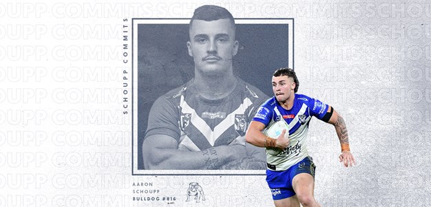 Aaron Schoupp re-signs with the Bulldogs for a further three years