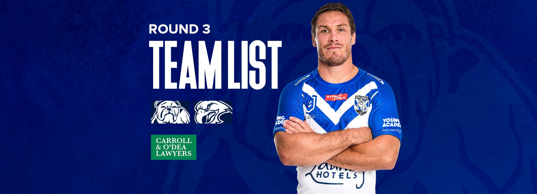 Round 3 Team News: Bulldogs line-up finalised for Sea Eagles clash