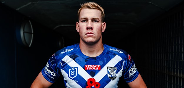 Bulldogs unveil 2022 ANZAC Day Jersey