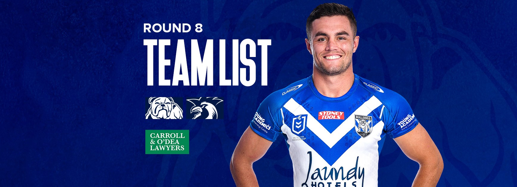 Round 8 Team News: Bulldogs line-up confirmed for  Roosters clash