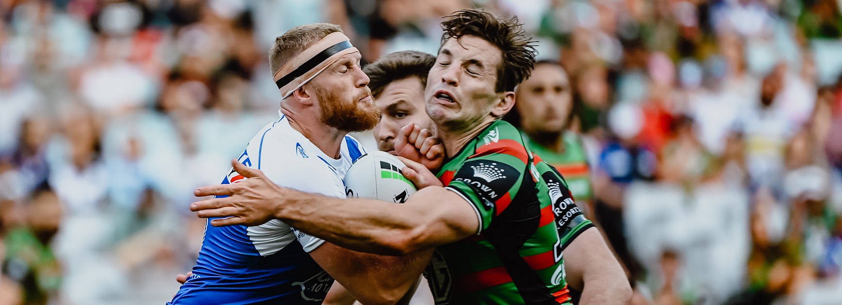 Cook lands the try-fecta as Rabbitohs down Bulldogs