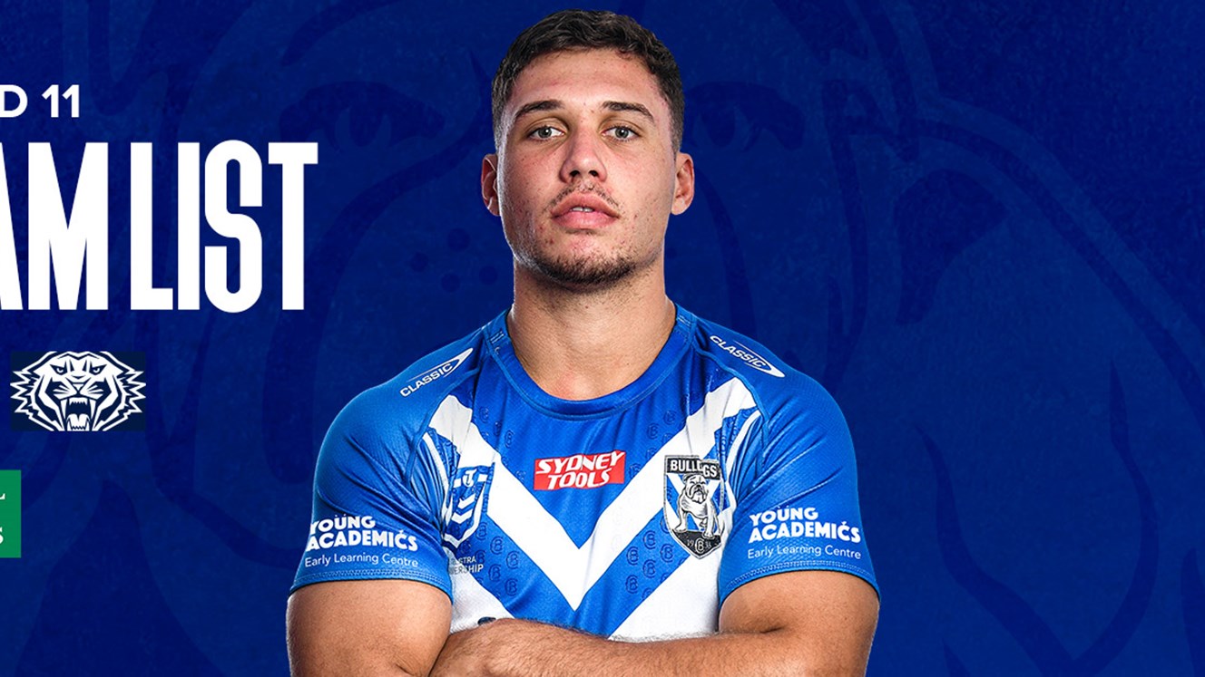 Round 11 Team News: Averillo and Topine return for the Bulldogs against the Tigers