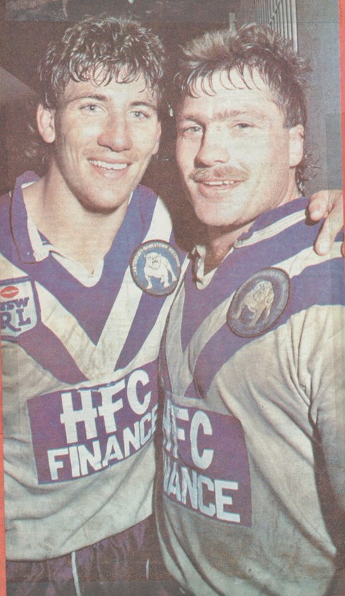 Jason Alchin played fullback the club's 1988 Premiership tilt together with Terry Lamb.