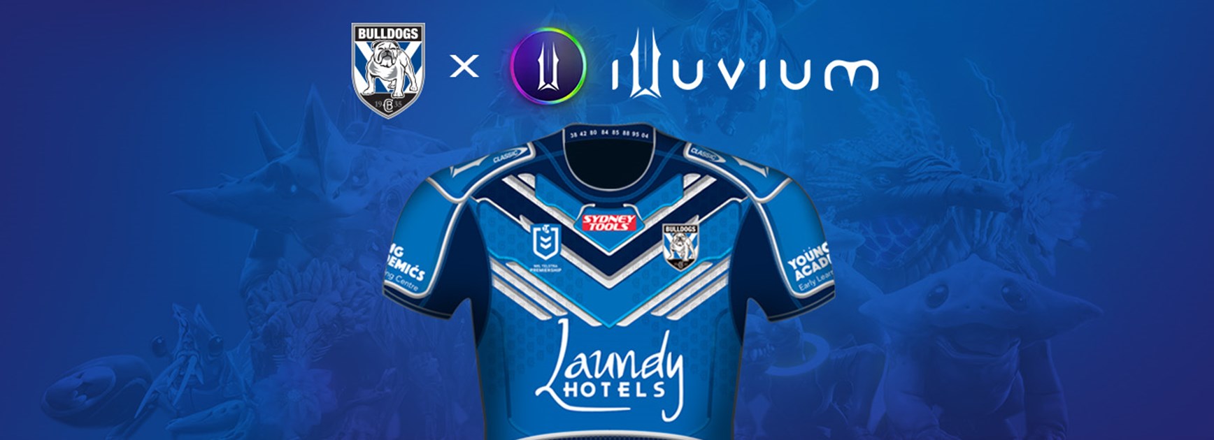 Bulldogs and Illuvium launch special Round 25 Jersey