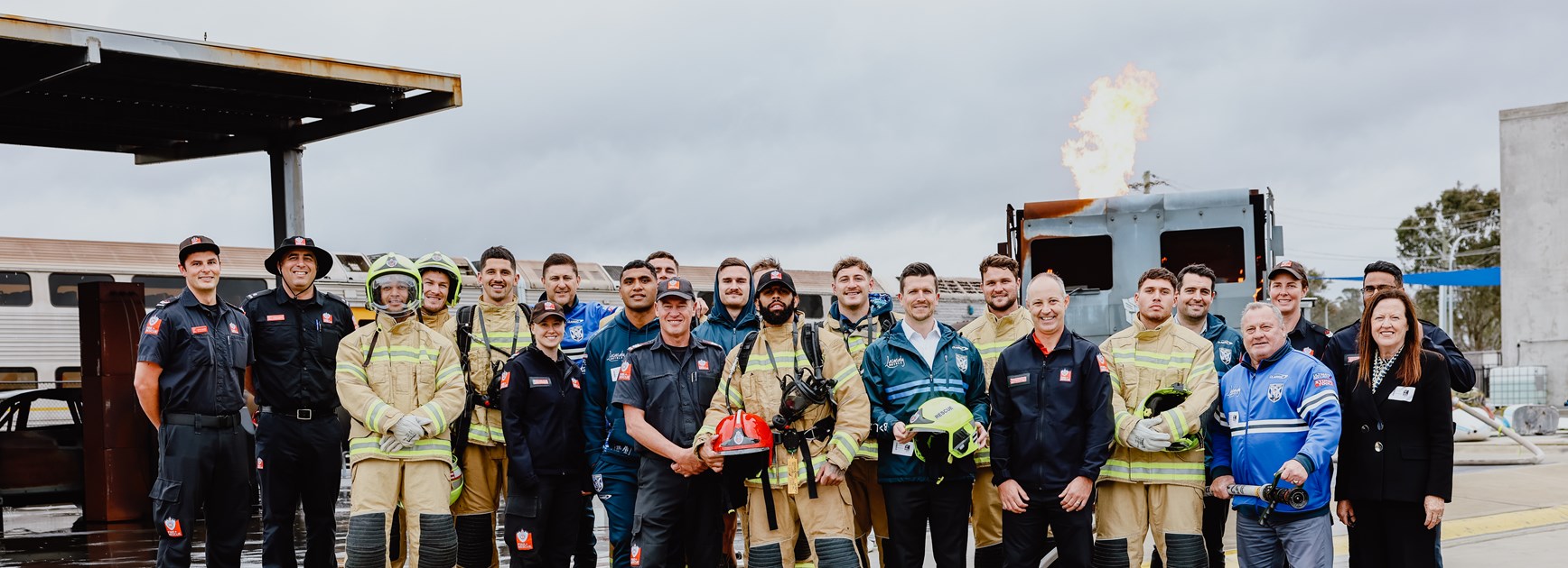 Bulldogs partner with NSW Fire & Rescue