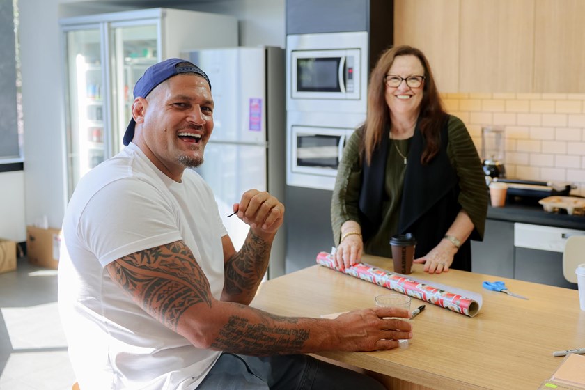 Diane Langmack OAM was among the Bulldogs staff present to lend a hand and help the Laundy Hotel Group prepare for such a special occasion.