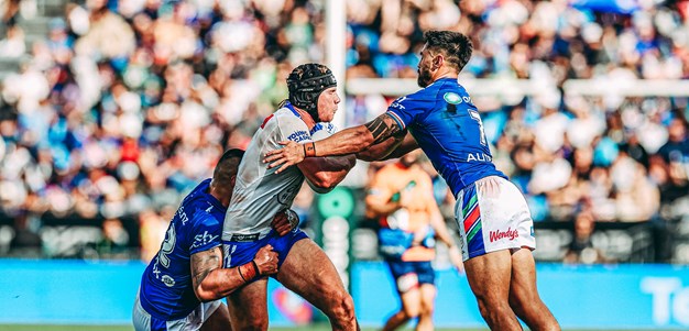 Bulldogs fall to Warriors in bruising encounter