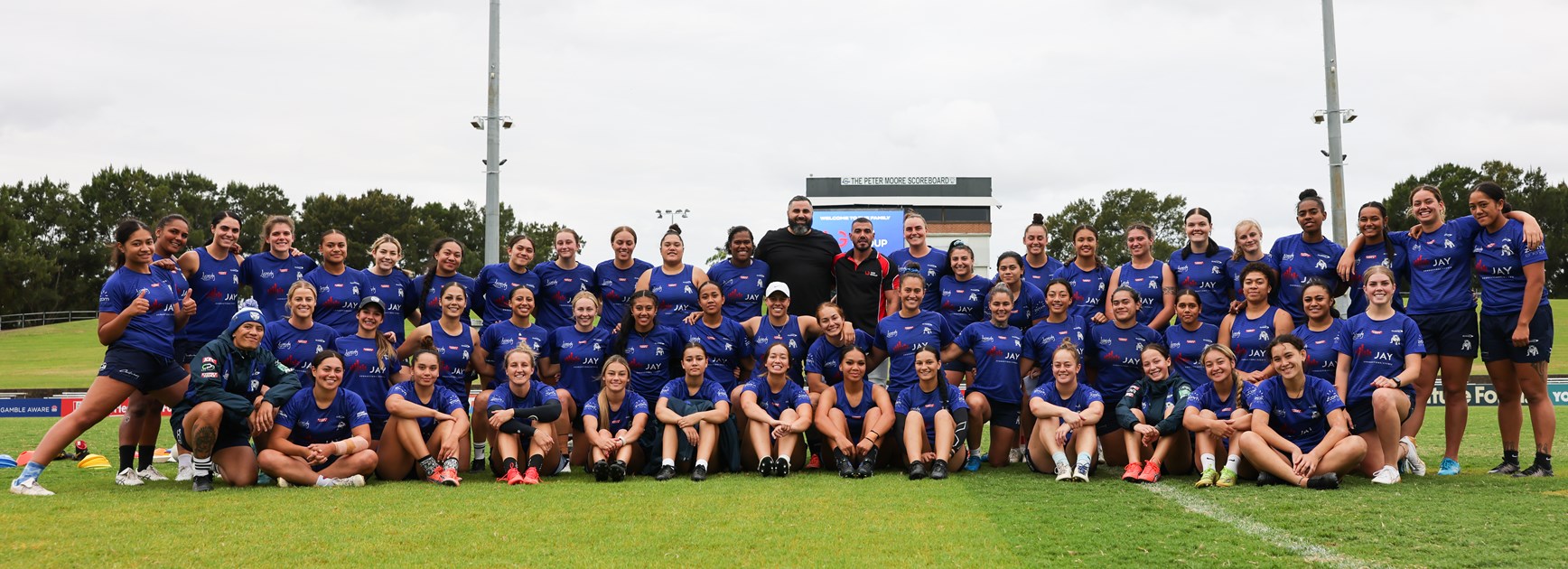 New partners, Vari Group with the Bulldogs Female Academy Sides
