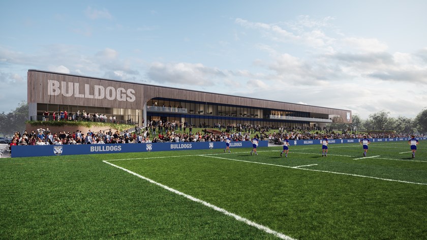 Artist impressions of the $60m Centre of Excellence that will be the country's first gender-equal high-performance centre at Belmore Sports Ground.