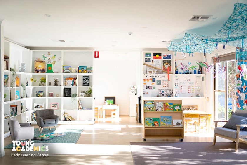 The new COE will feature eight unisex change rooms, relaxation areas and integrated childcare rooms. Image: Young Academics Early Learning Centre
