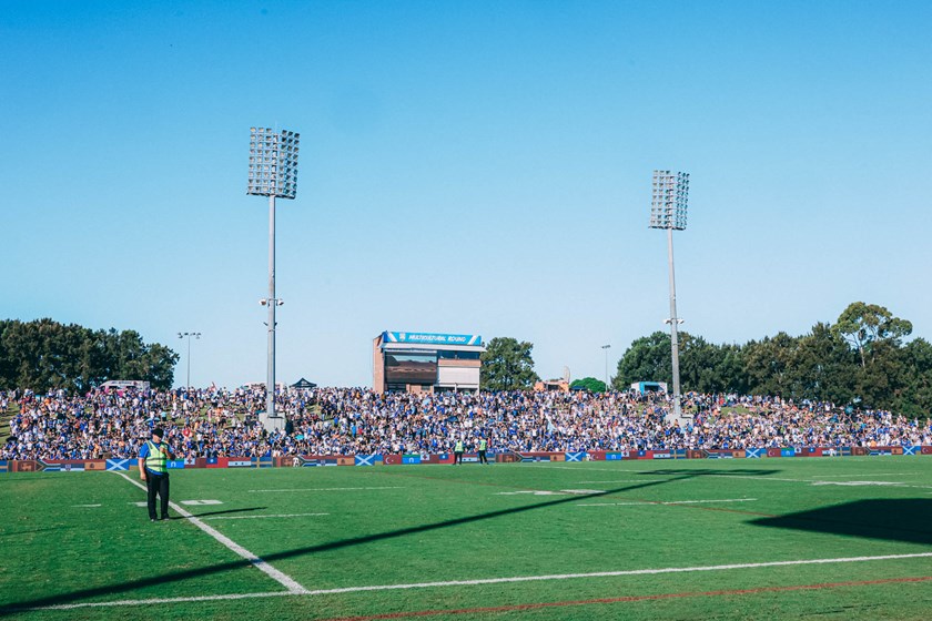 A packed hill for the Multicultural Round sell out at Belmore earlier this year.