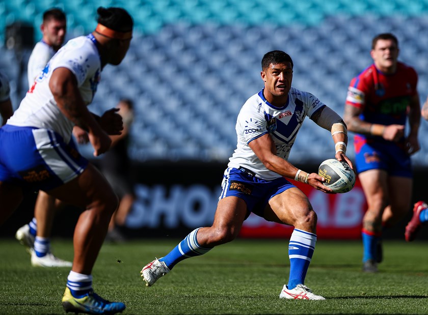 Former Hornby junior Fa’amanu Brown is currently enjoying his second NRL stint with the Bulldogs.
