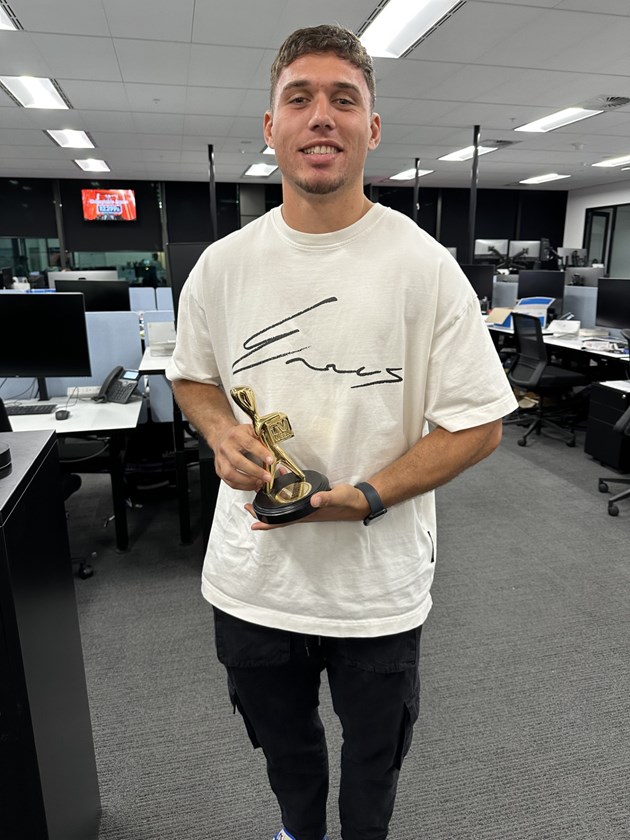  Jake Averillo has expressed his thanks to the Channel 9 team for their warm welcome to the studio. Watch out Gus Gould, there might be a new rugby league commentator coming for your Logie in the future.