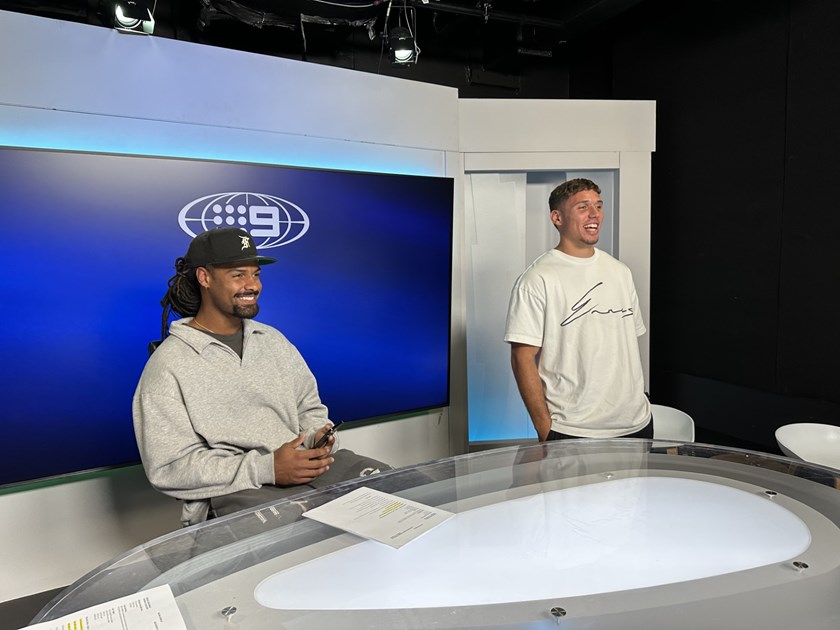 The players enjoyed the exclusive behind-the-scenes look at production career options for life after football.