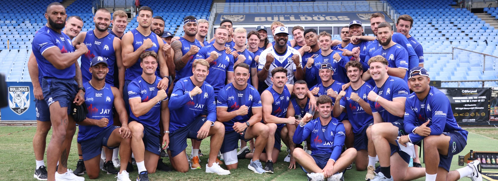 Bulldogs Welcome UFC Champion Jon Jones Visit