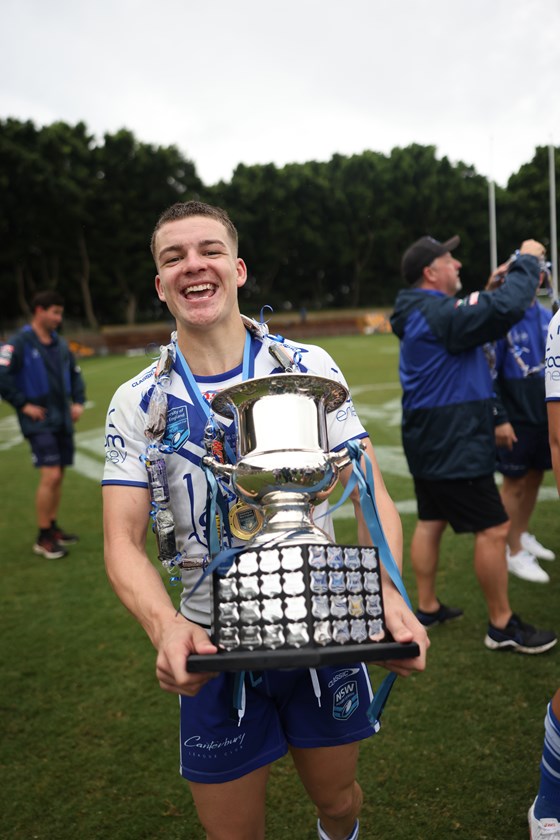 Woods captained the Bulldogs’ premiership-winning Harold Matthews side in 2023.