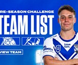 Team News: Pre-Season Challenge Squad Finalised