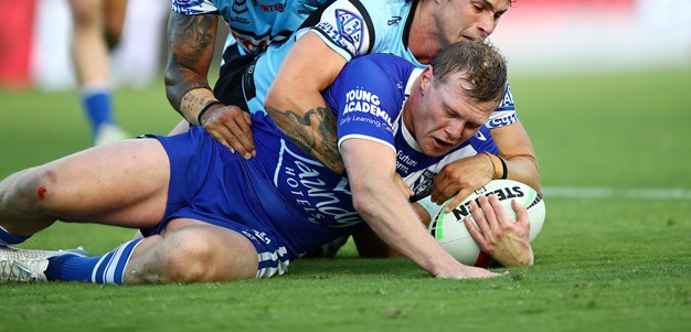 Sharks runaway with the win while the Bulldogs effort remains gutsy