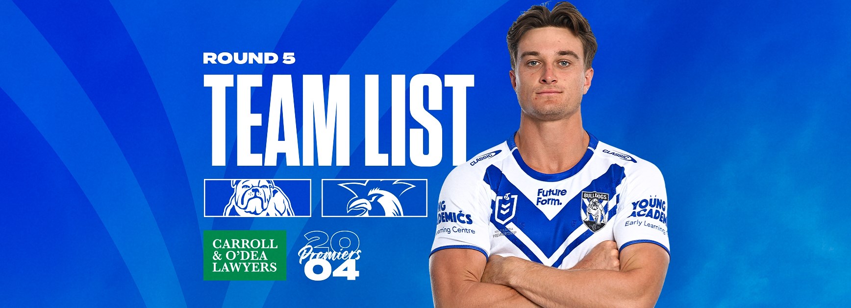 Round 5 Team News: Bulldogs to face Roosters