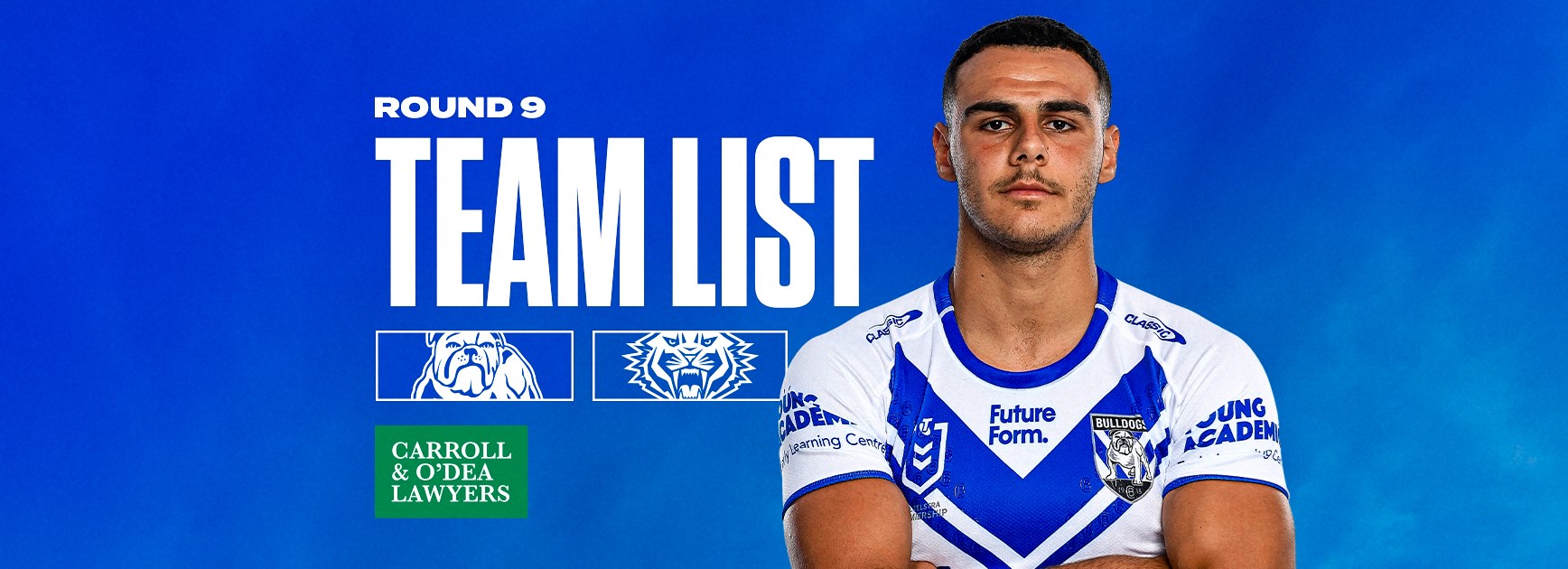Round 9 Team News: Battle of the bite as Bulldogs take on Tigers